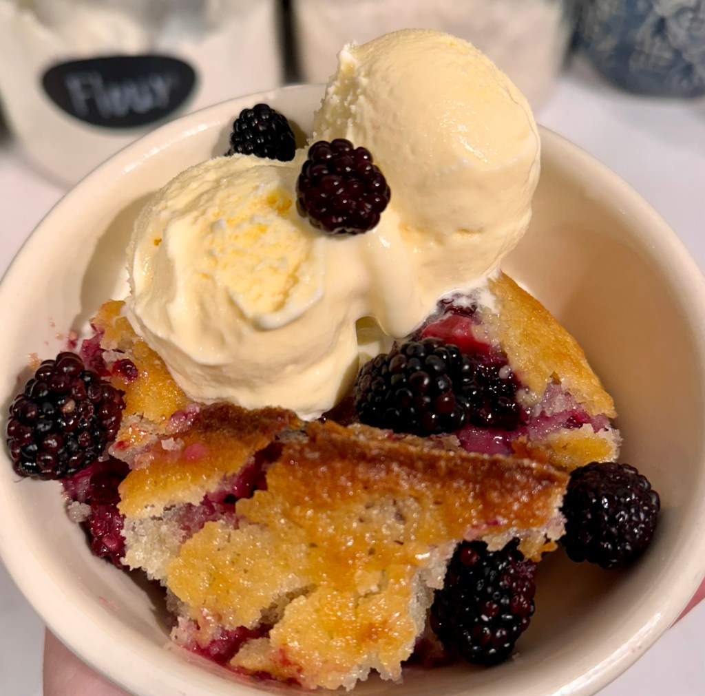 Wild Blackberry Cobbler