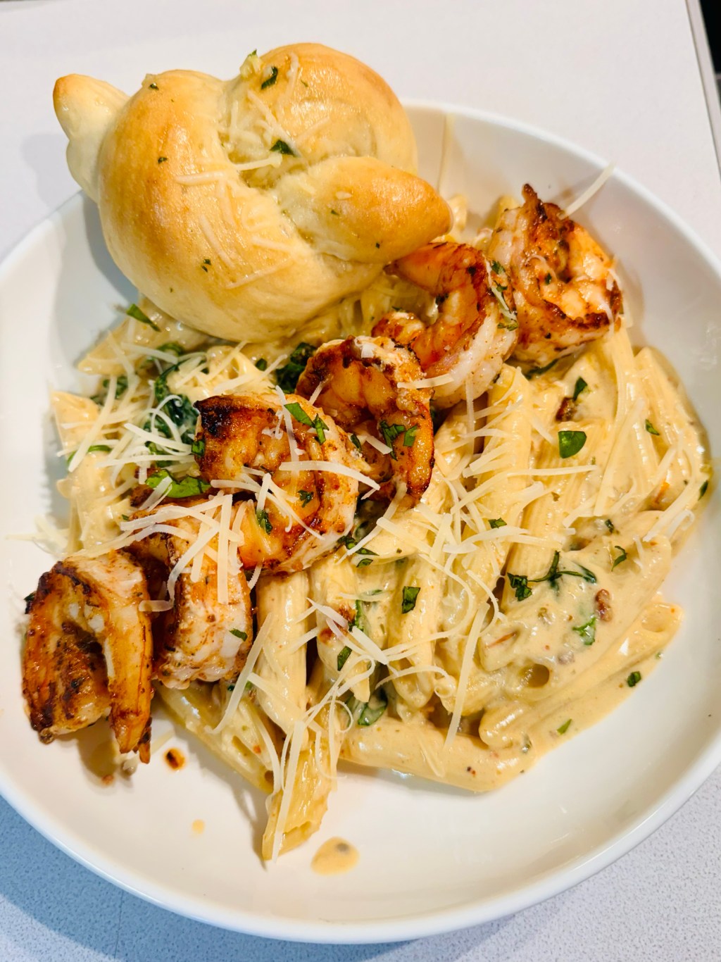 Tuscan Penne and Shrimp&nbsp;Pasta